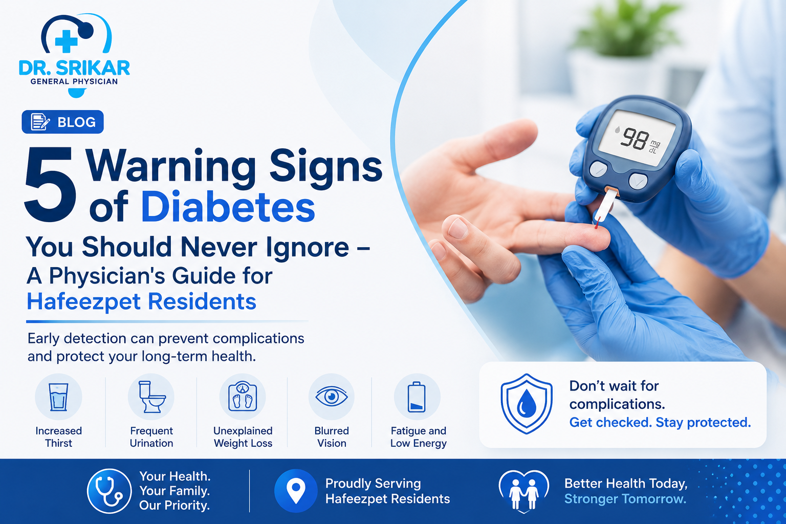 5 Warning Signs of Diabetes You Should Never Ignore – A Physician's Guide for Hafeezpet Residents